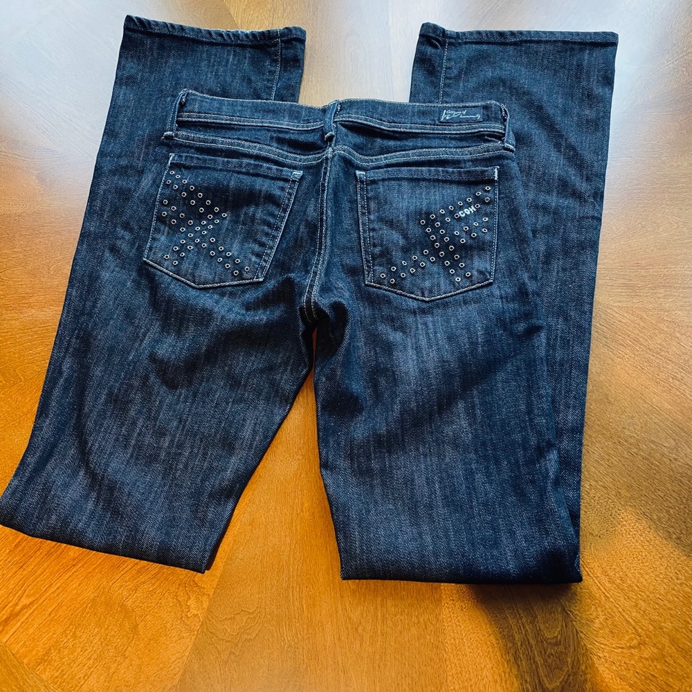 CITIZENS OF HUMANITY dark grommet jeans - Picture 2 of 13